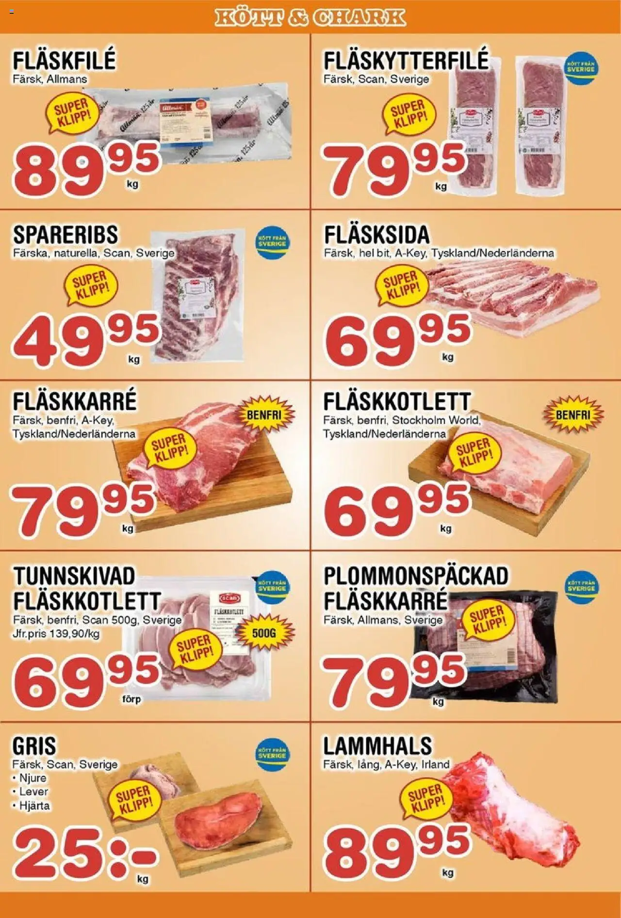 Nya Pulsen reklamblad aktuell från 20.10.2025 | Sida: 4 | Produkter: Fläskytterfilé