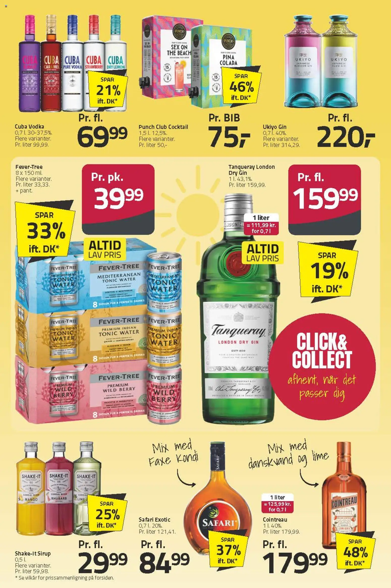 Fleggaard tilbudsavis – gyldig fra 08.04.2026 | Side: 39 | Produkter: Gin, Vodka, Lime, Danskvand