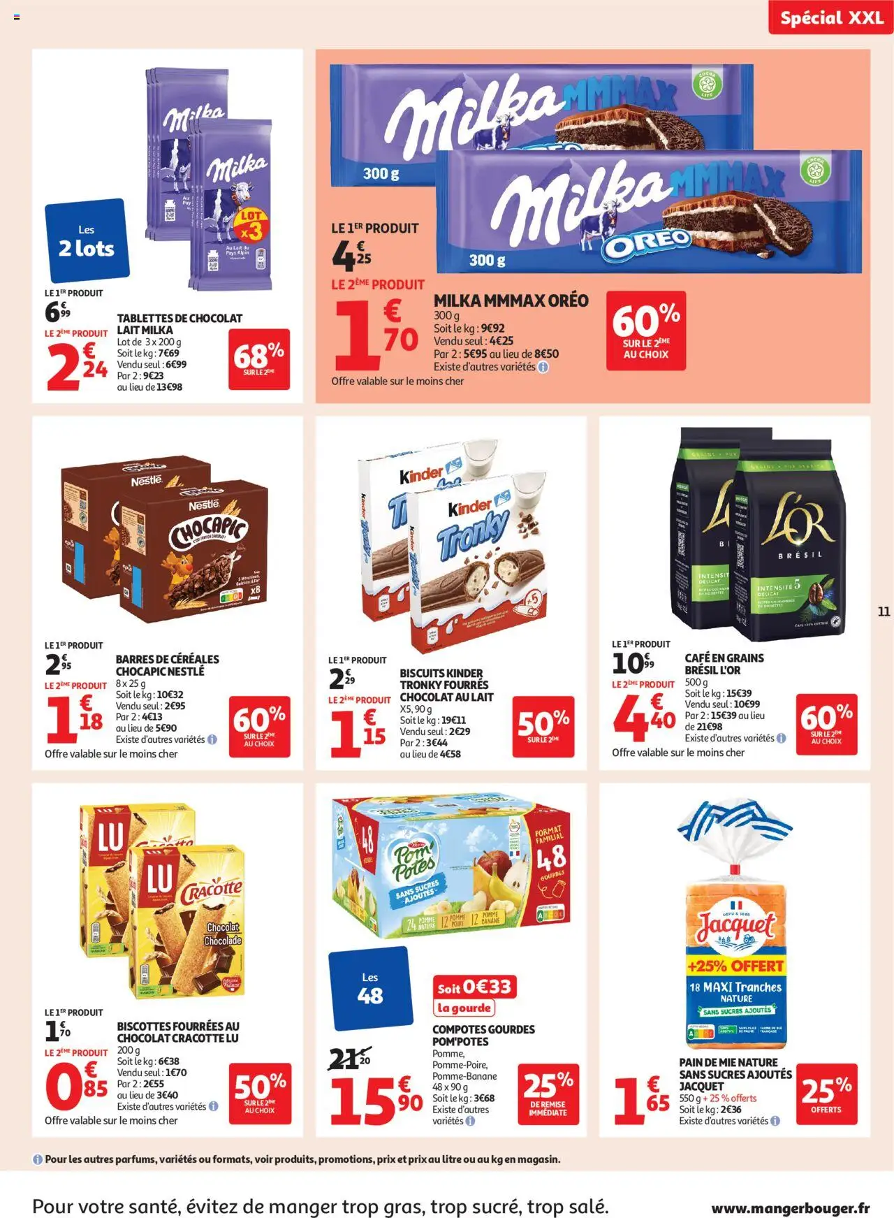  | Pagina: 11 | Producten: Oreo, Kinder, La, Chocolade