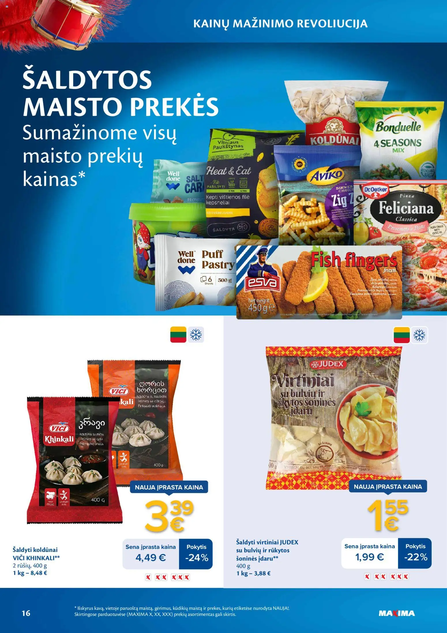 MAXIMA akcijos nuo 03.03.2026 | Puslapis: 16 | Prekių: Vištienos