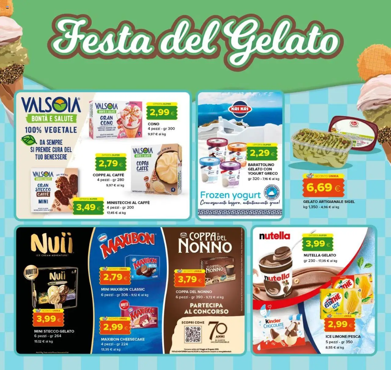 Volantino Tigre del 24.07.2025 | Pagina: 13 | Prodotti: Yogurt greco, Yogurt, Caffè, Gelato