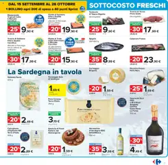 Volantino Carrefour del 15.09.2025 | Pagina: 7 | Prodotti: Mazzancolle, Pinne, Tonno, Totano