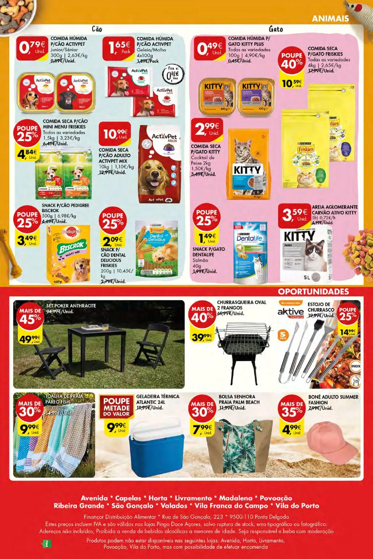 Pingo Doce Poupe Esta Semana Açores │ válido de 07.08.2025 | Página: 28 | Produtos: Boné, Geladeira, Salmão, Peixe