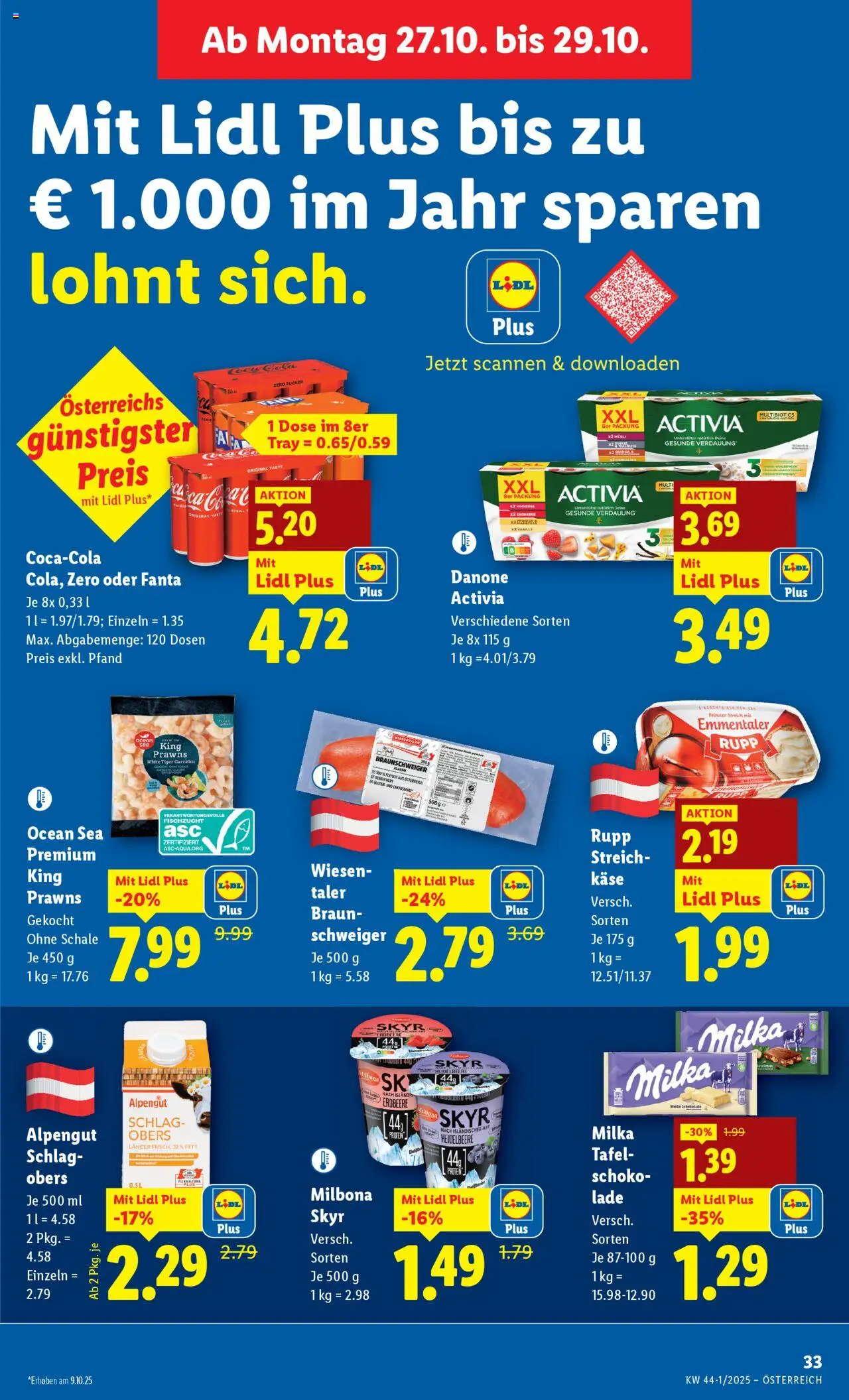 Lidl Flugblatt - Oberpullendorf, Güssing, Oberwart gültig ab 23.10.2025 | Seite: 39 | Produkte: Zucker, Käse