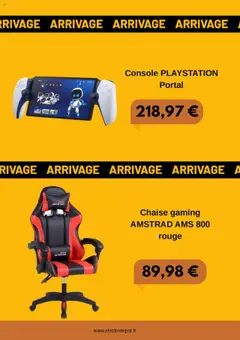 Electro Dépôt - Prévisualisation de Electro Dépôt catalogue valide à partir de 26.09.2025 | Page: 2 | Produits: Playstation, Chaise gaming, Chaise