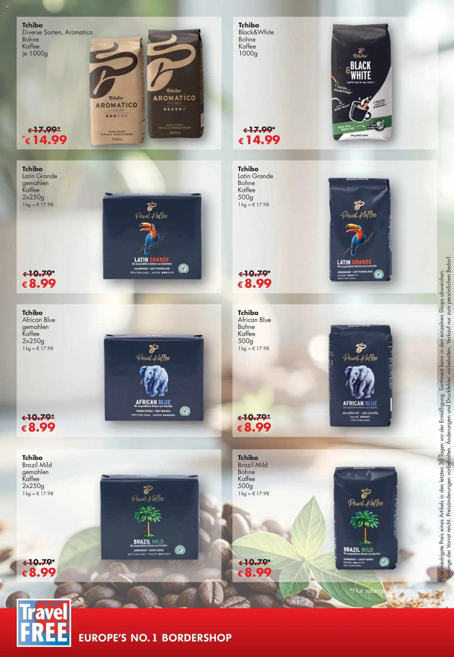 Travel Free Angebote – gültig ab 01.03.2026 | Seite: 4 | Produkte: Kaffee