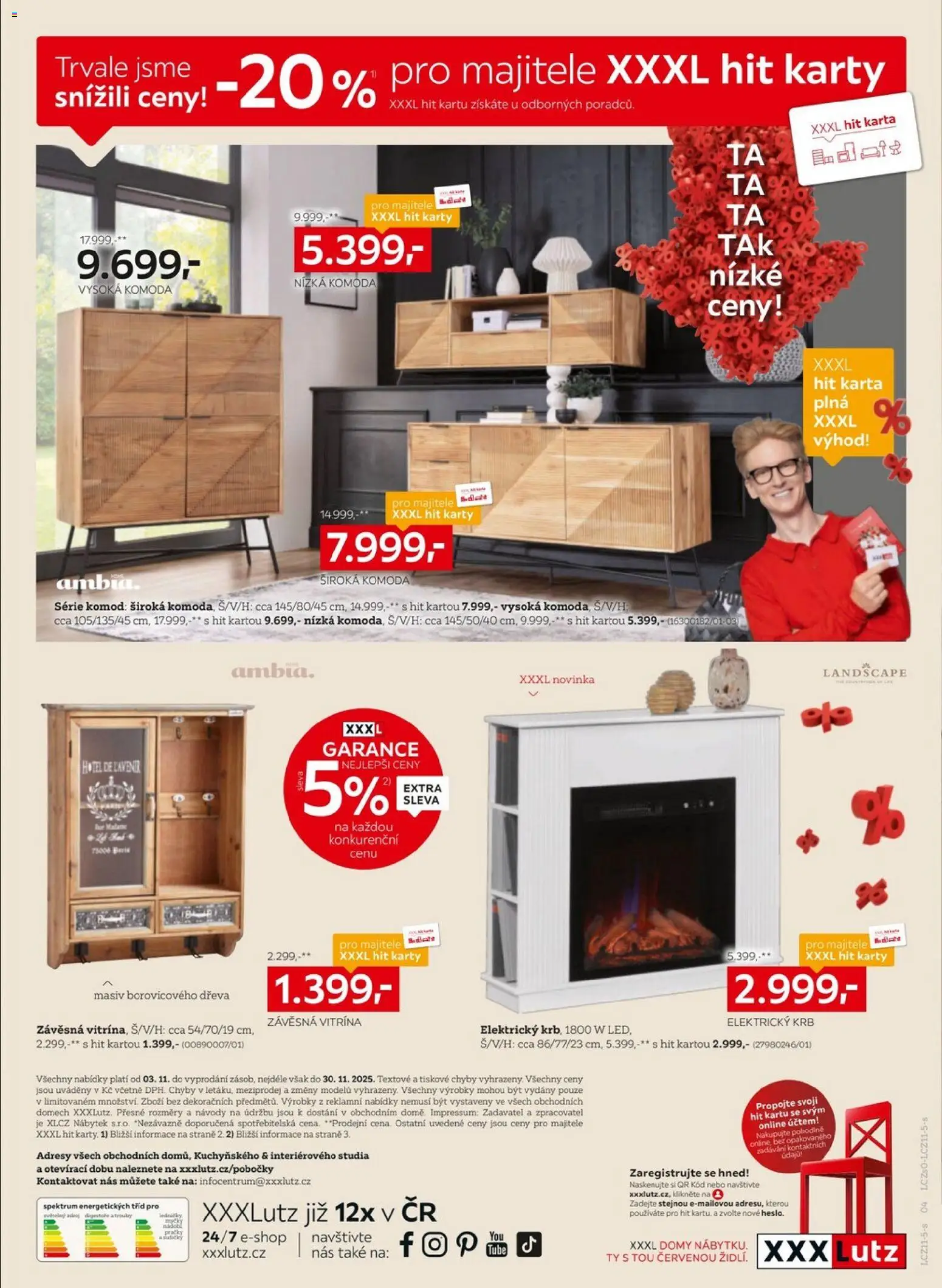 XXXLutz leták - Moderní jídelny v XXXLutz od 03.11.2025 | Strana: 4 | Produkty: Vitrína, Nábytek, Komoda, Karty