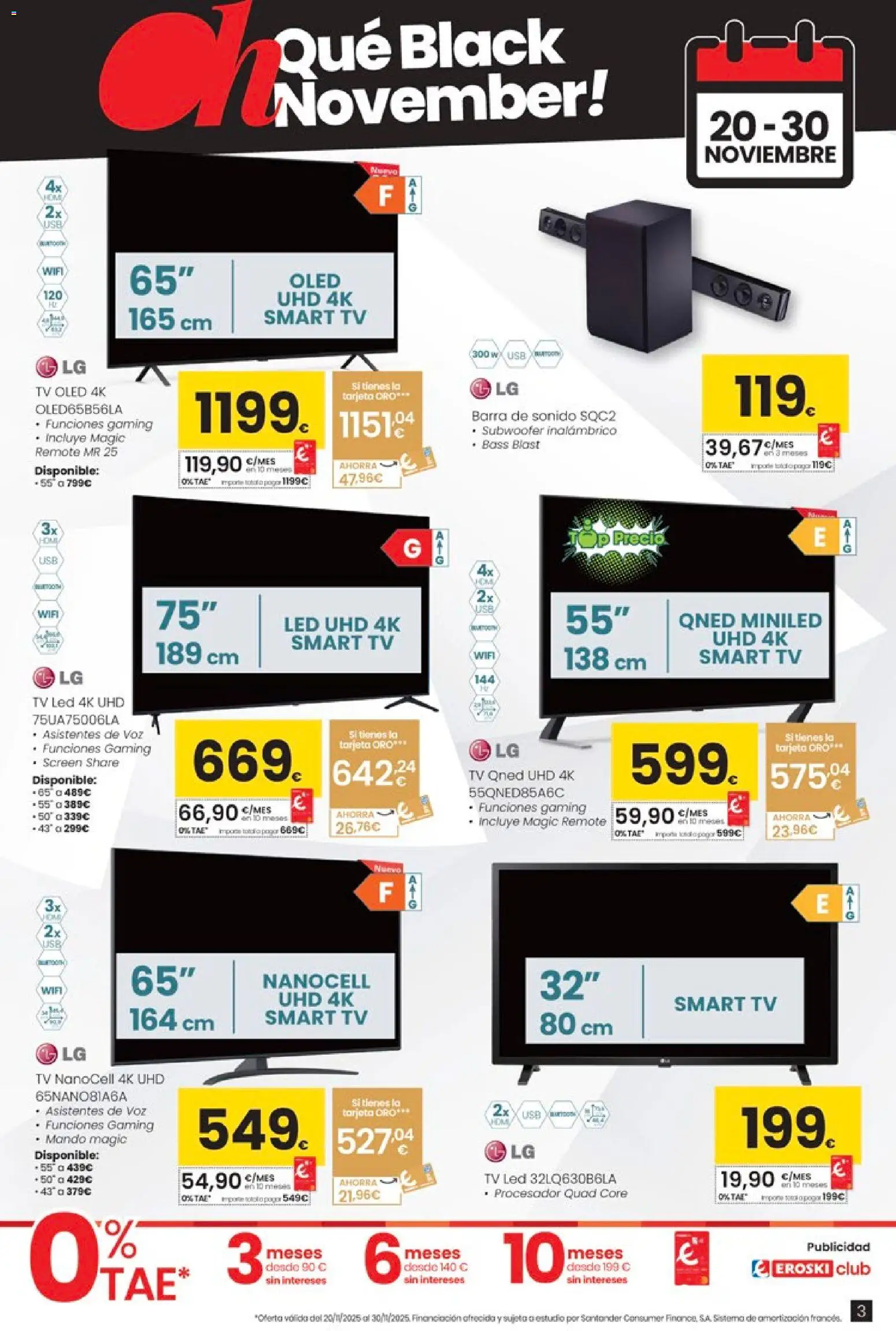 Eroski - Black Friday │ válido desde el 20.11.2025 | Página: 3 | Productos: Καλαμάρι