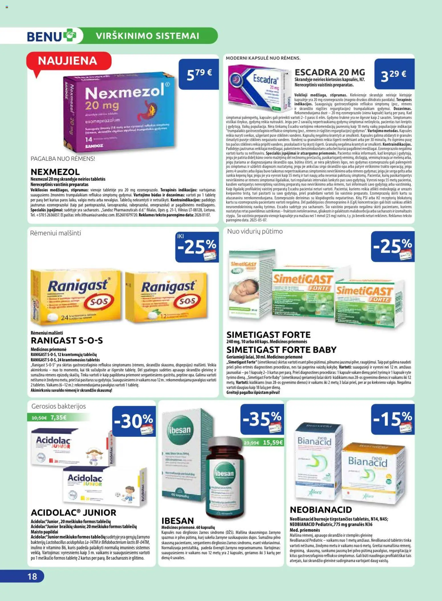 BENU akcijos nuo 01.04.2026 | Puslapis: 18