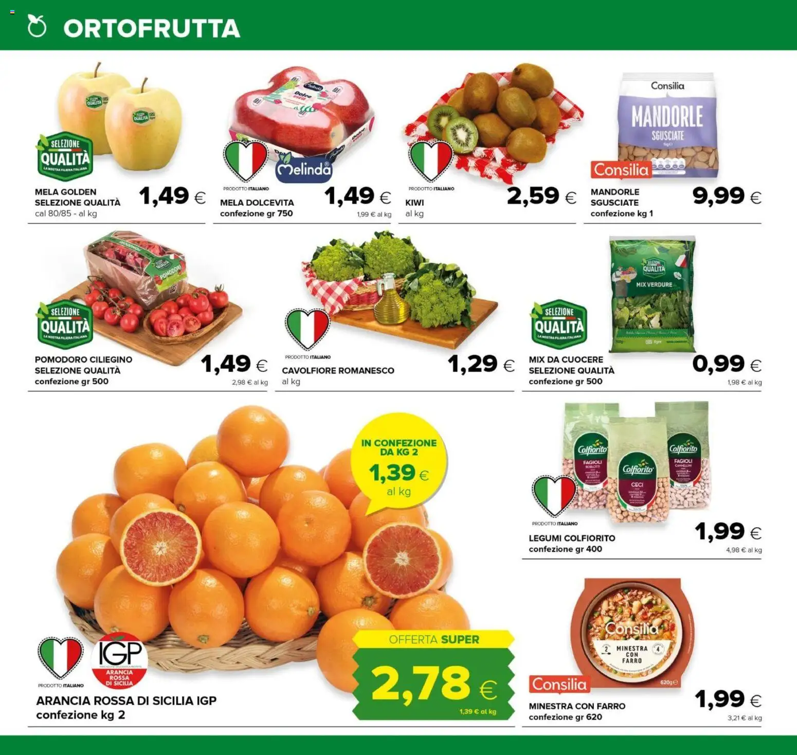 Volantino Oasi del 15.01.2026 | Pagina: 6 | Prodotti: Legumi, Fagioli, Pomodoro, Arancia