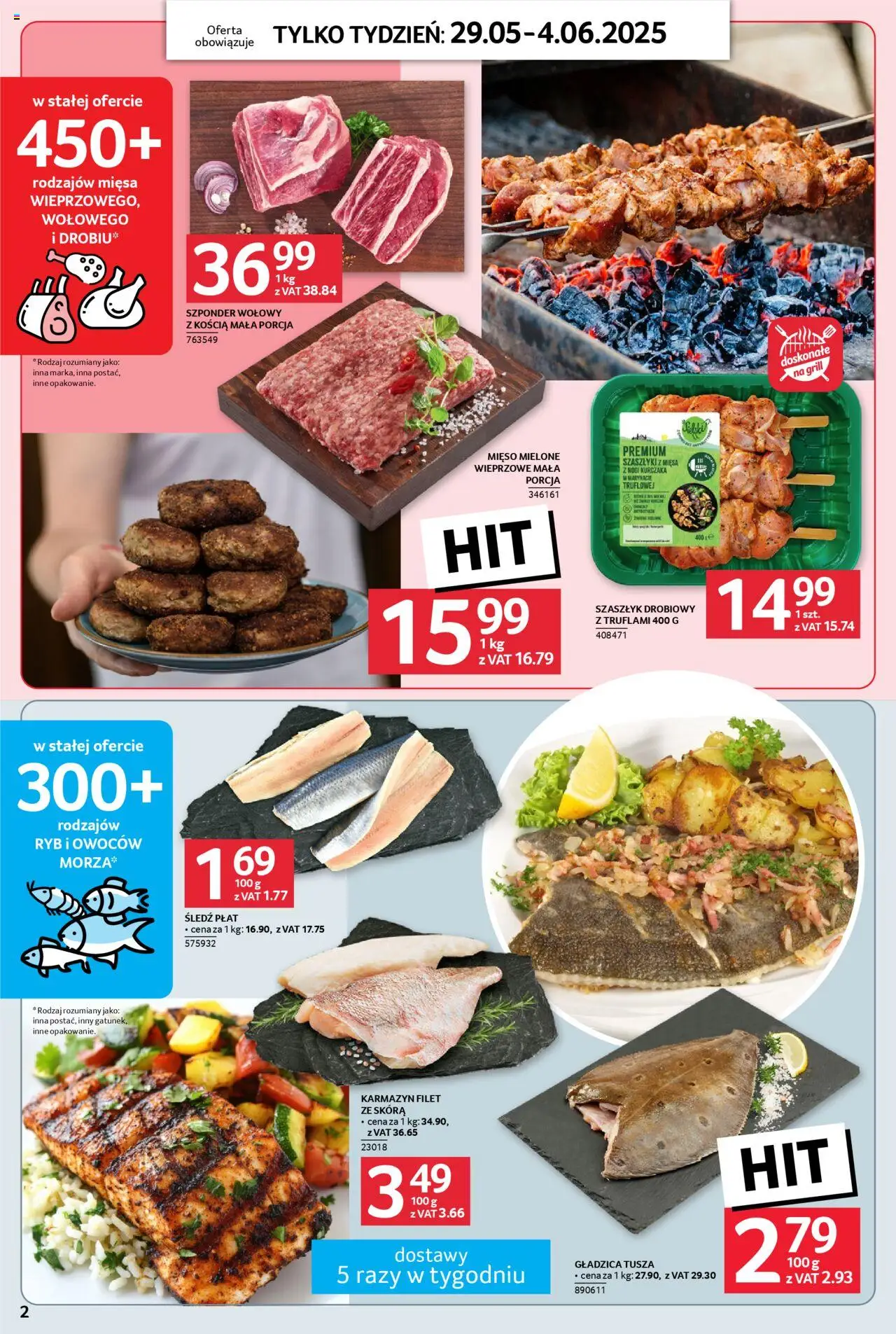 Selgros cash&carry Gazetka - Jeszcze więcej super promocji od 29.05.2025 | Strona: 2 | Produkty: Śledź, Mięso, Grill, Wołowina