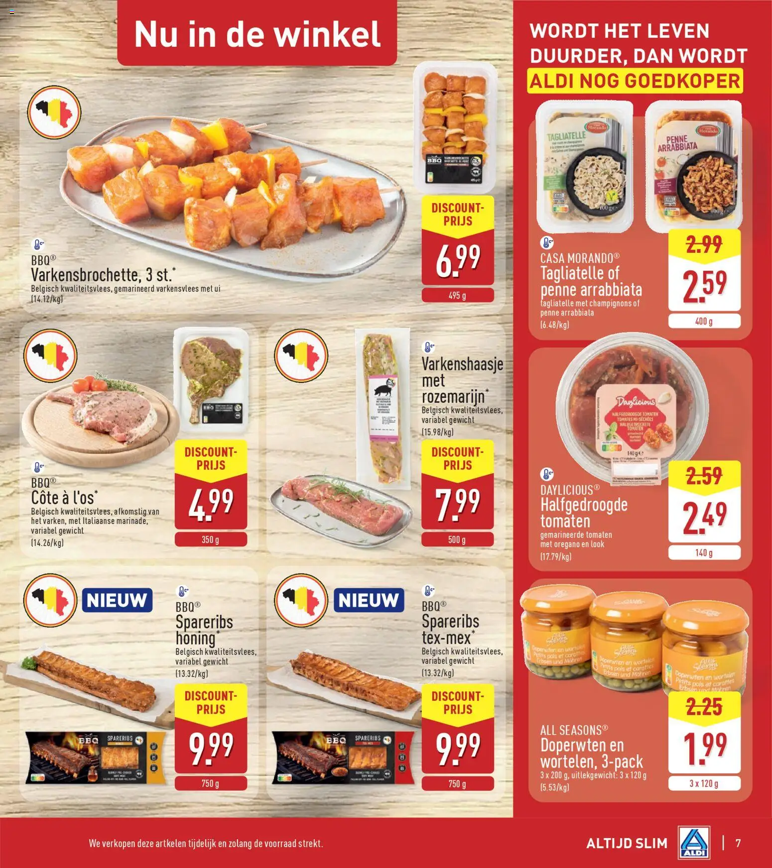 {H1} | Pagina: 7 | Producten: Varkensvlees, Tomaten, Gewicht, Ui