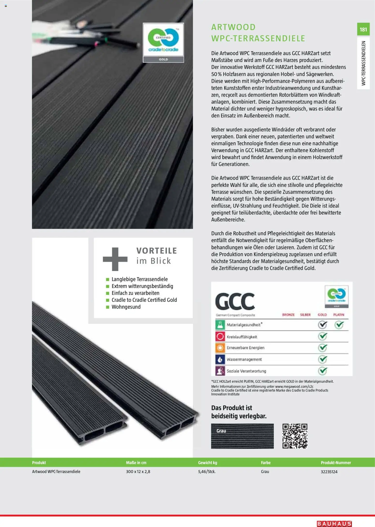 Bauhaus Gartenbaumaterialien gültig ab 01.04.2026 | Seite: 181 | Produkte: Gewicht, Hobel