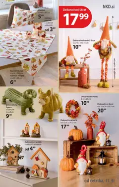 Novi NKD katalog ponudbe – veljaven od 11.09.2025 | Stran: 21 | Izdelki: Buca, Svečnik, Tekač, Prevleka