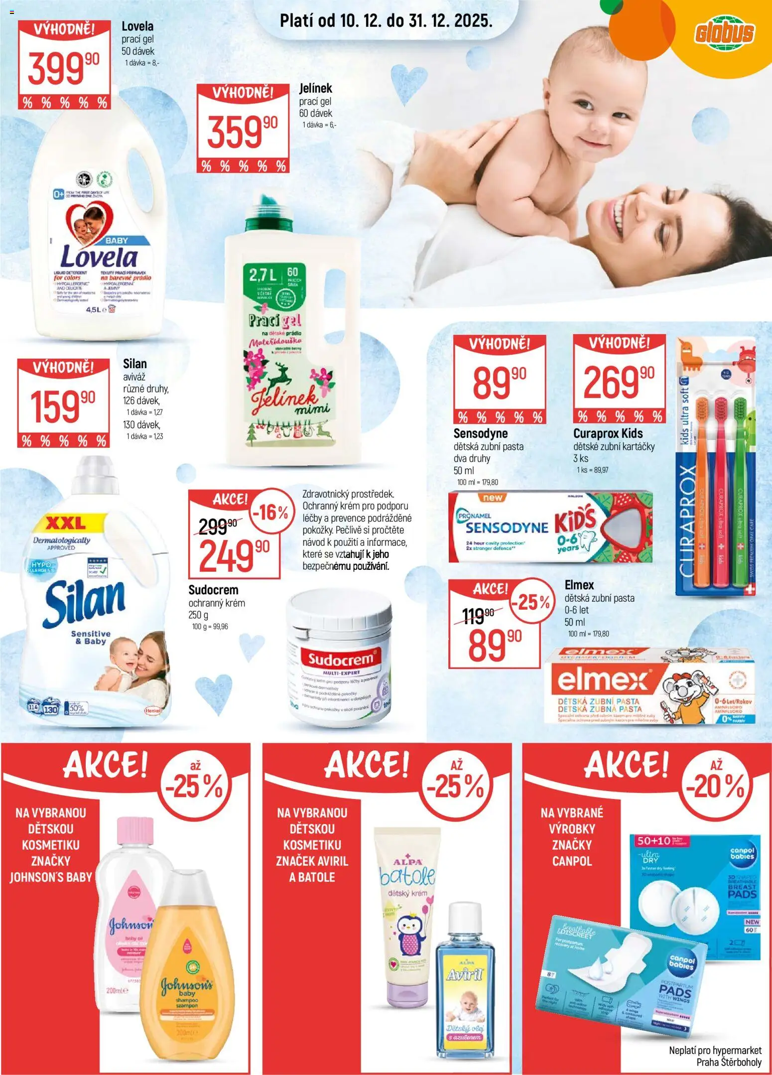 Globus leták - Brno od 10.12.2025 | Strana: 4 | Produkty: Elmex, Prací gel, Krém, Alpa