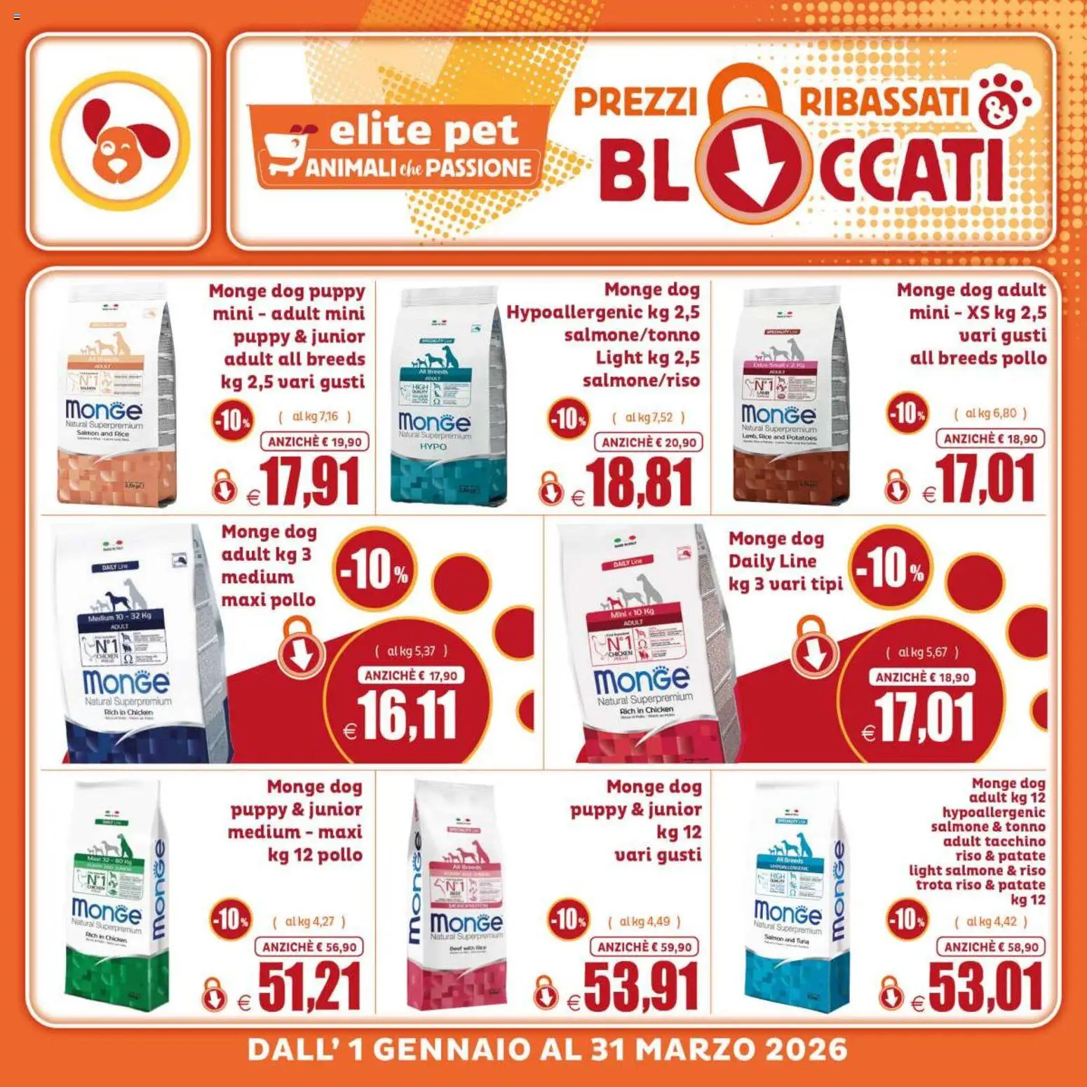 Volantino Elite Supermercati del 01.01.2026 | Pagina: 5 | Prodotti: Pollo, Riso, Trota, Tacchino