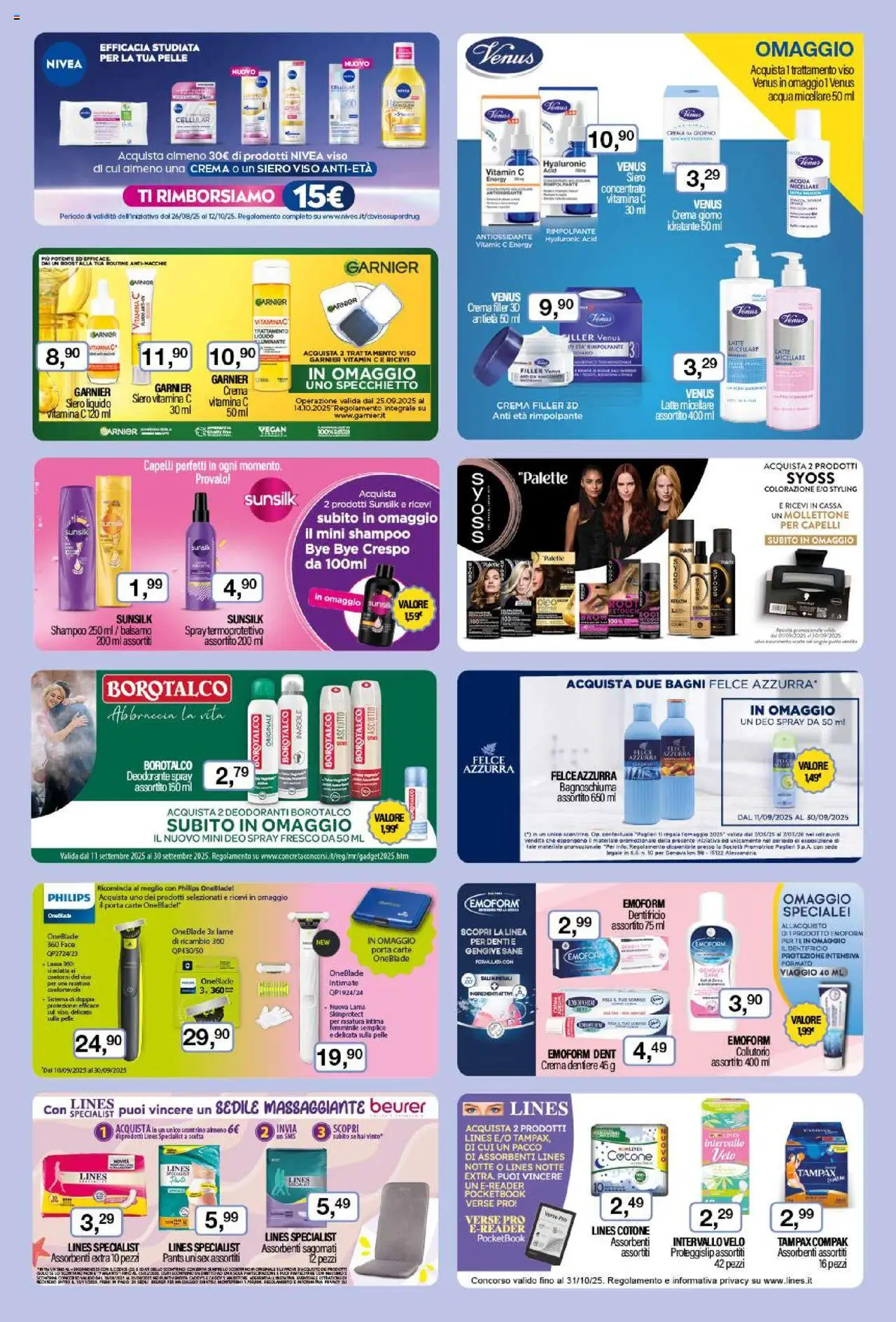Volantino Caddy's del 11.09.2025 | Pagina: 19 | Prodotti: Acqua micellare, Deodorante, Tè, Acqua