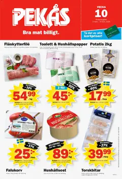Pekås erbjudanden - Förhandsvisning av reklamblad från butik Pekås aktuell från 02.03.2026