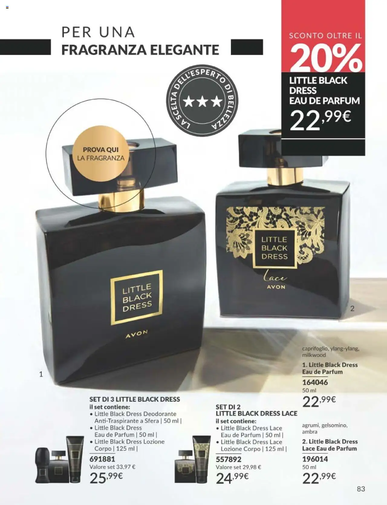 Volantino Avon del 01.09.2025 | Pagina: 83 | Prodotti: Deodorante, Antitraspirante, Fragranza