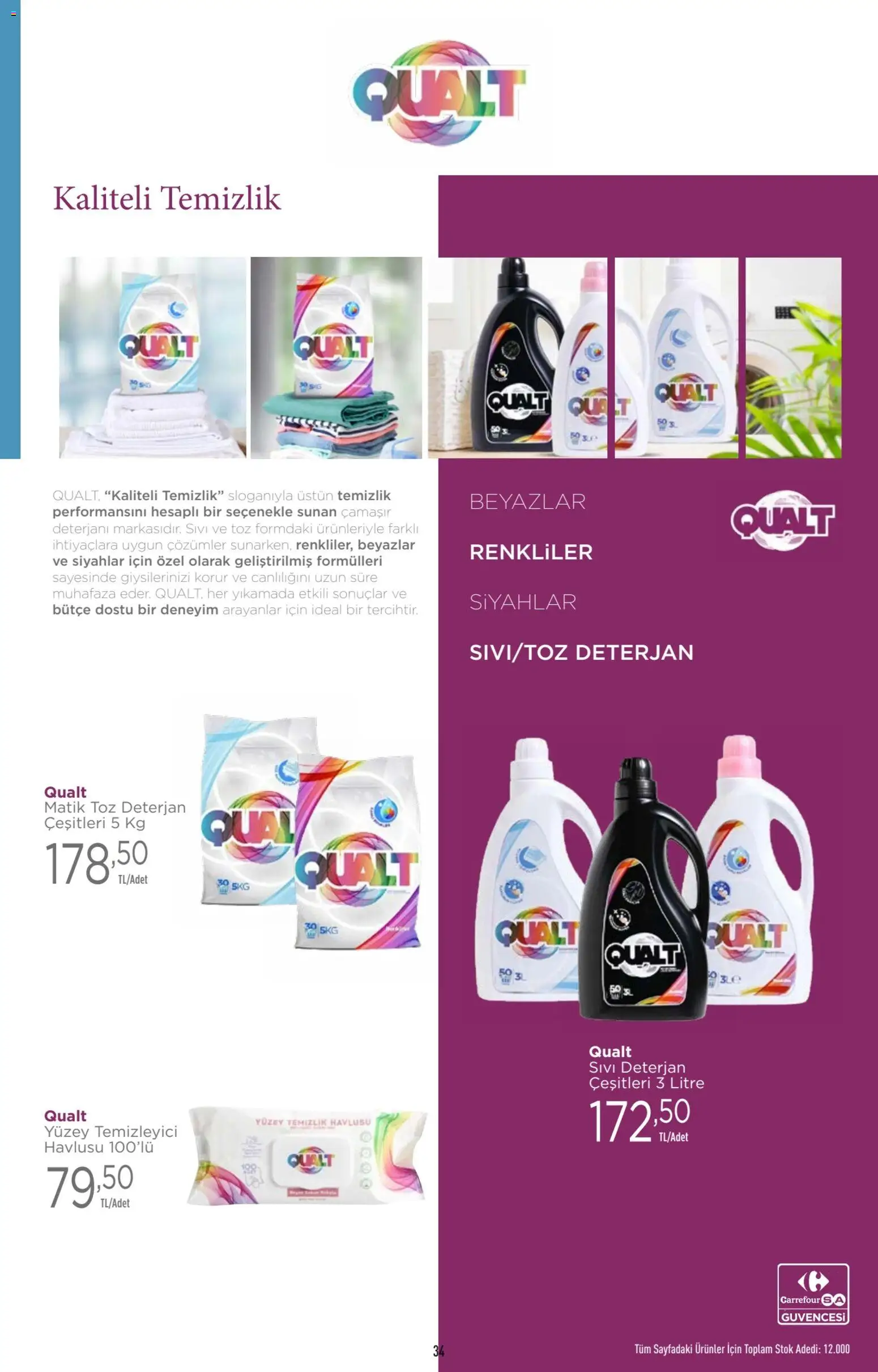 CarrefourSA Katalog - 04.12.2025 tarihinden itibaren geçerlidir | Sayfa: 59 | Ürünler: Deterjan, Yüzey temizleyici