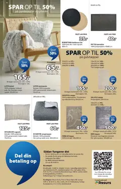 JYSK - Tilbudsavis gyldig fra 13.03.2026 | Side: 16 | Produkter: Tæppe, Dørmåtte