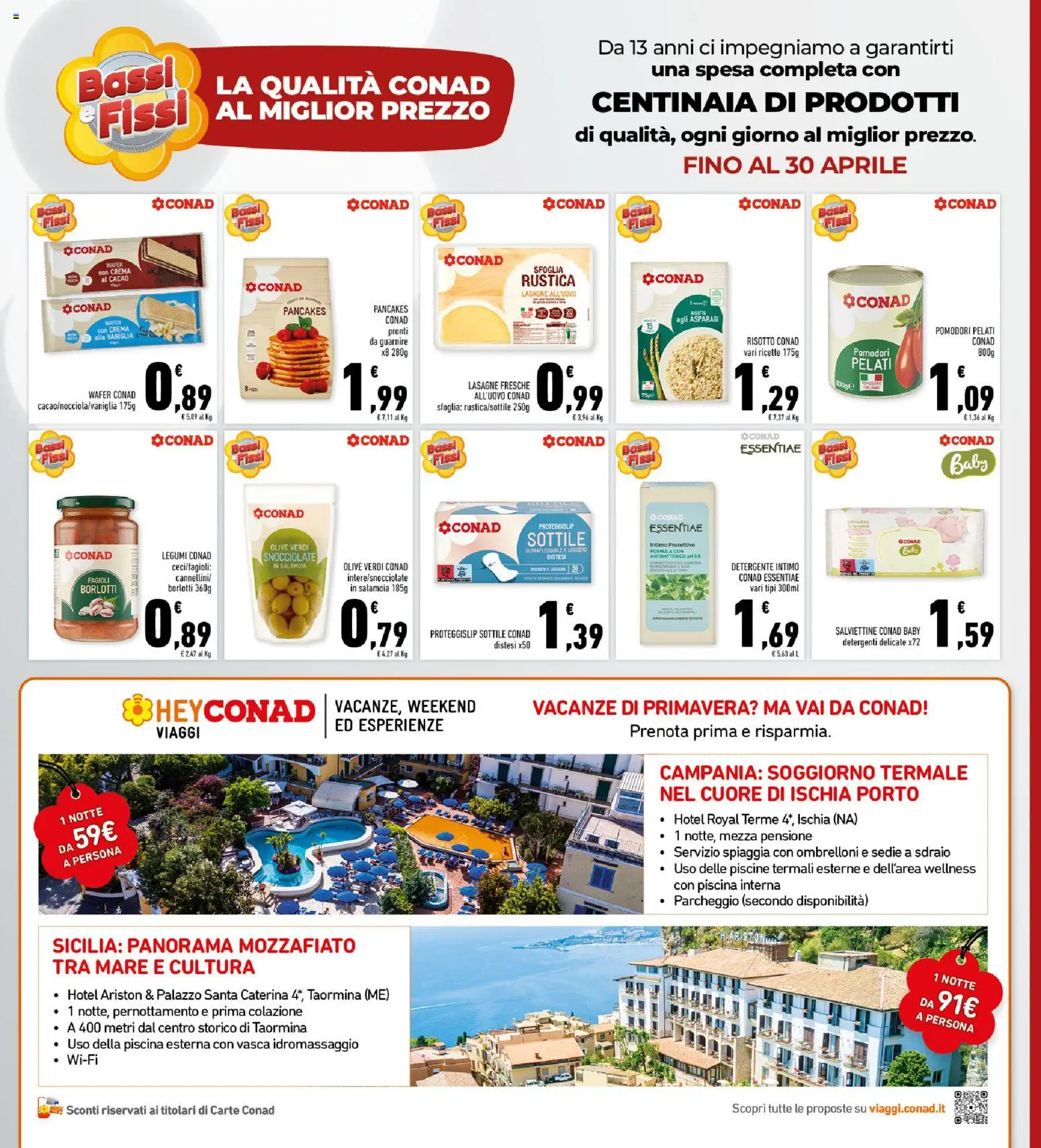 Volantino Conad del 25.03.2026 | Pagina: 23 | Prodotti: Olive, Piscina, Lasagna, Asparagi