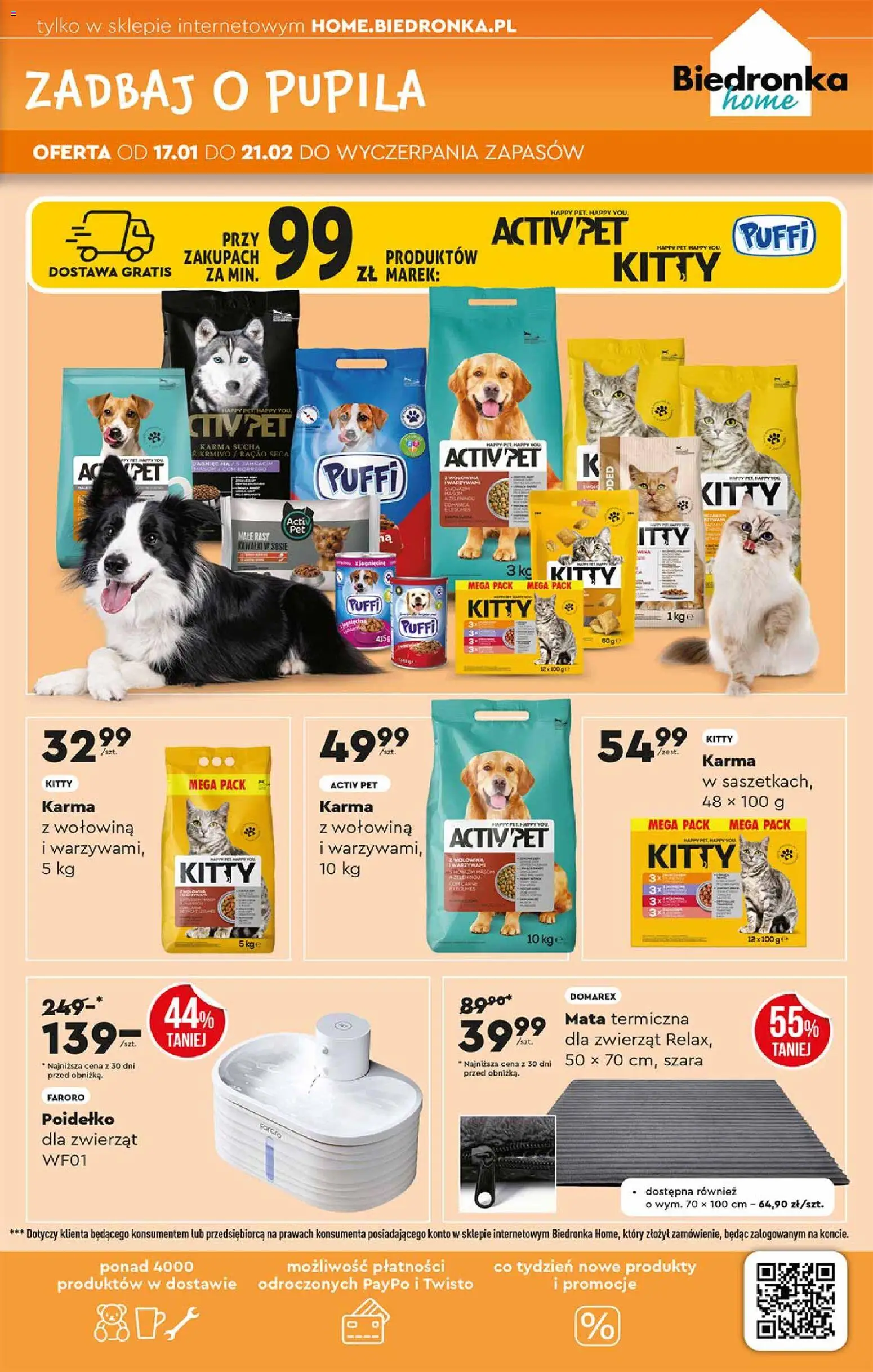 Biedronka gazetka - Hity i inspiracje od 17.01.2026 | Strona: 53 | Produkty: Jagnięcina, Karma dla psa, Activ pet karma, Wołowina