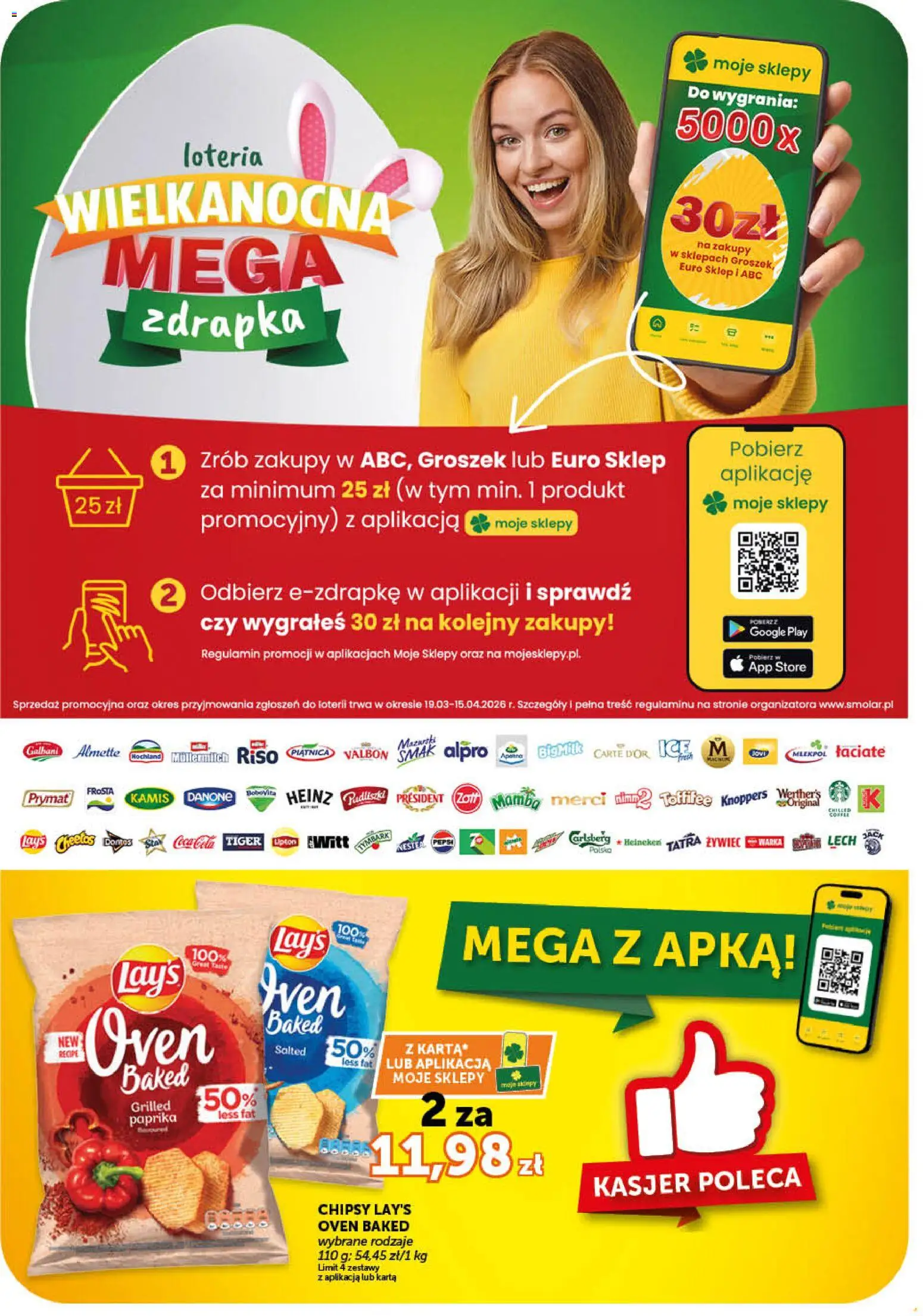 Euro Sklep gazetka - Market od 26.03.2026 | Strona: 9 | Produkty: Karta, Groszek, Chipsy, Merci