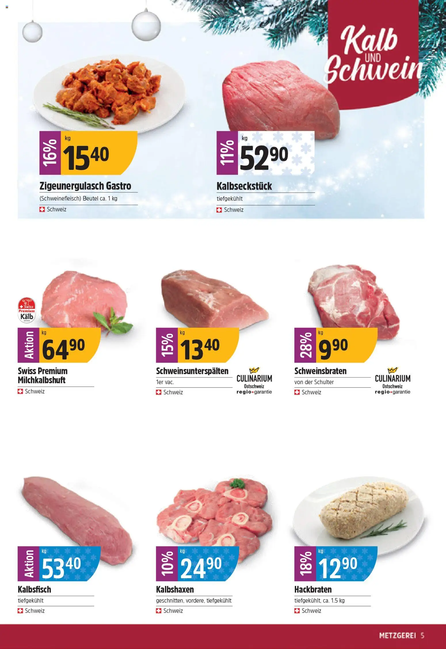 TopCC Aktionen – gültig ab 24.11.2025 | Seite: 5 | Produkte: Schweinefleisch