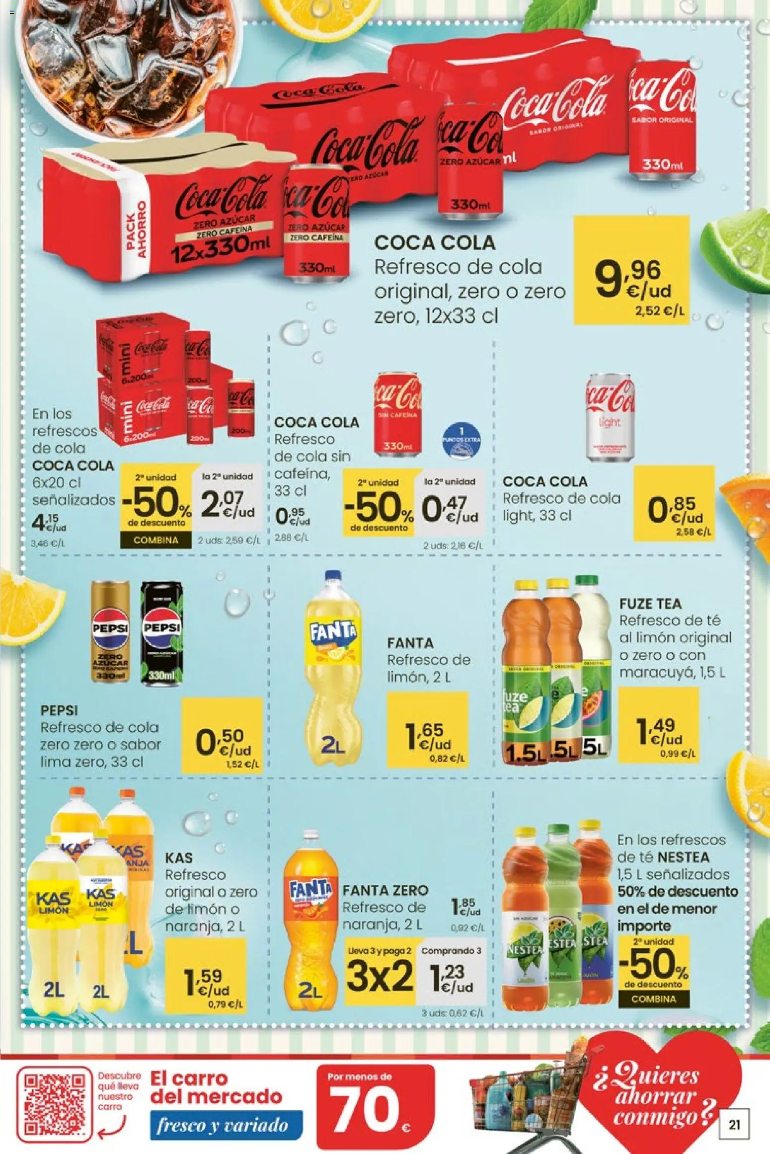 Eroski Quieres ahorrar conmigo │ válido desde el 16.04.2026 | Página: 21 | Productos: Lima, Σφουγγαρίστρα, Té