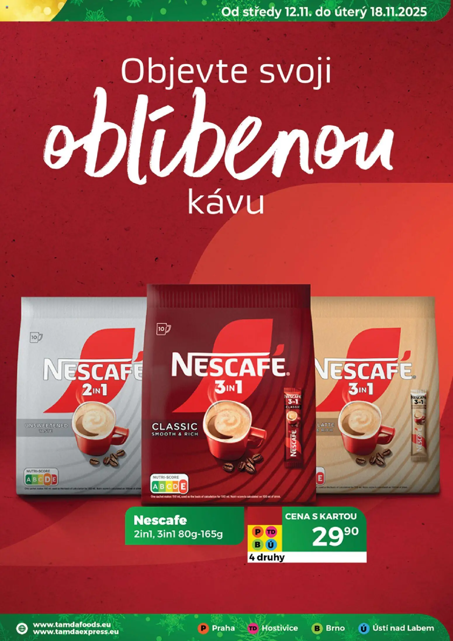 Tamda Foods leták od 12.11.2025 | Strana: 45 | Produkty: Nescafé