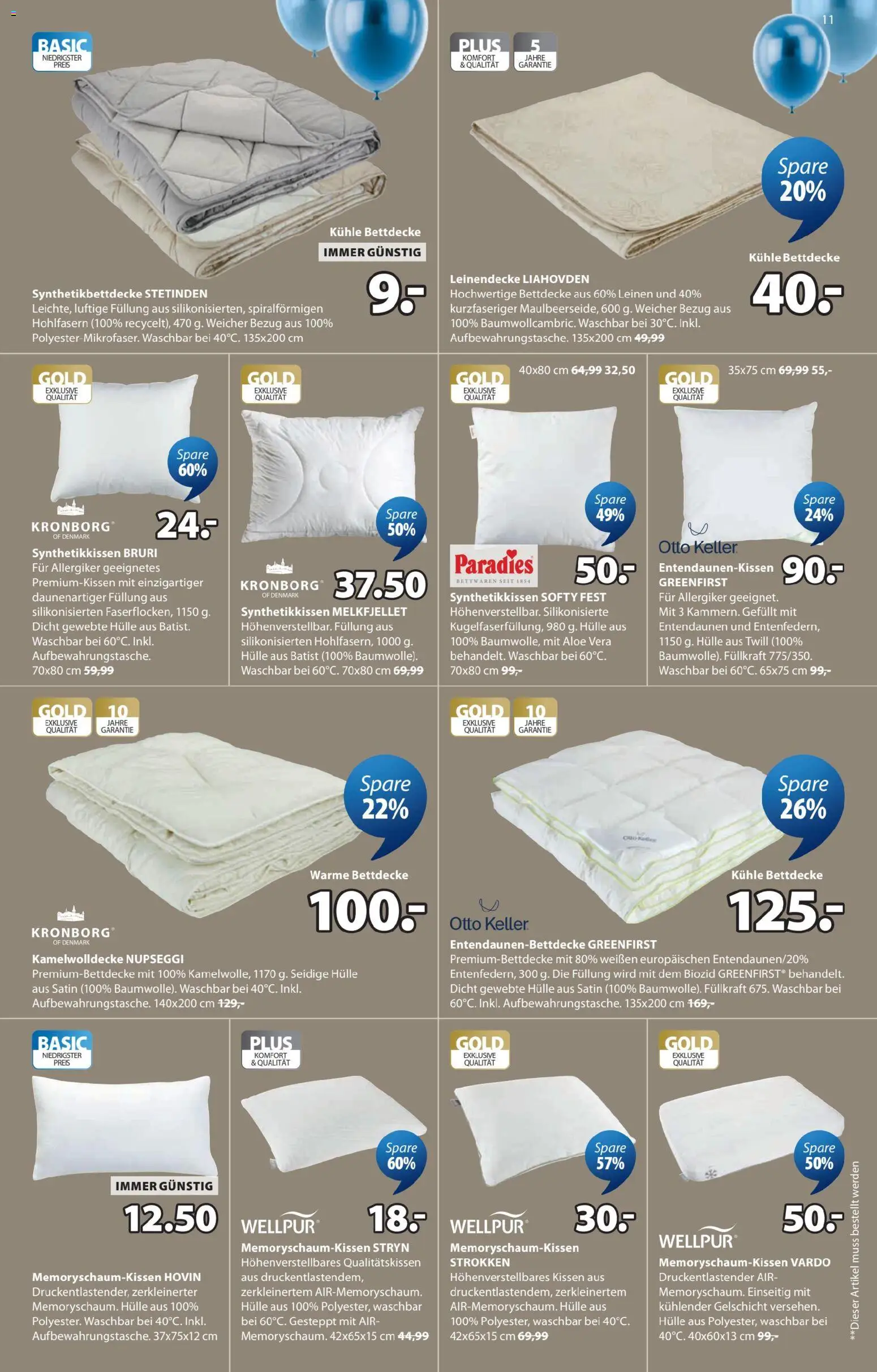 JYSK Prospekt aktuell gültig ab 30.03.2026 | Seite: 11 | Produkte: Hülle, Kissen