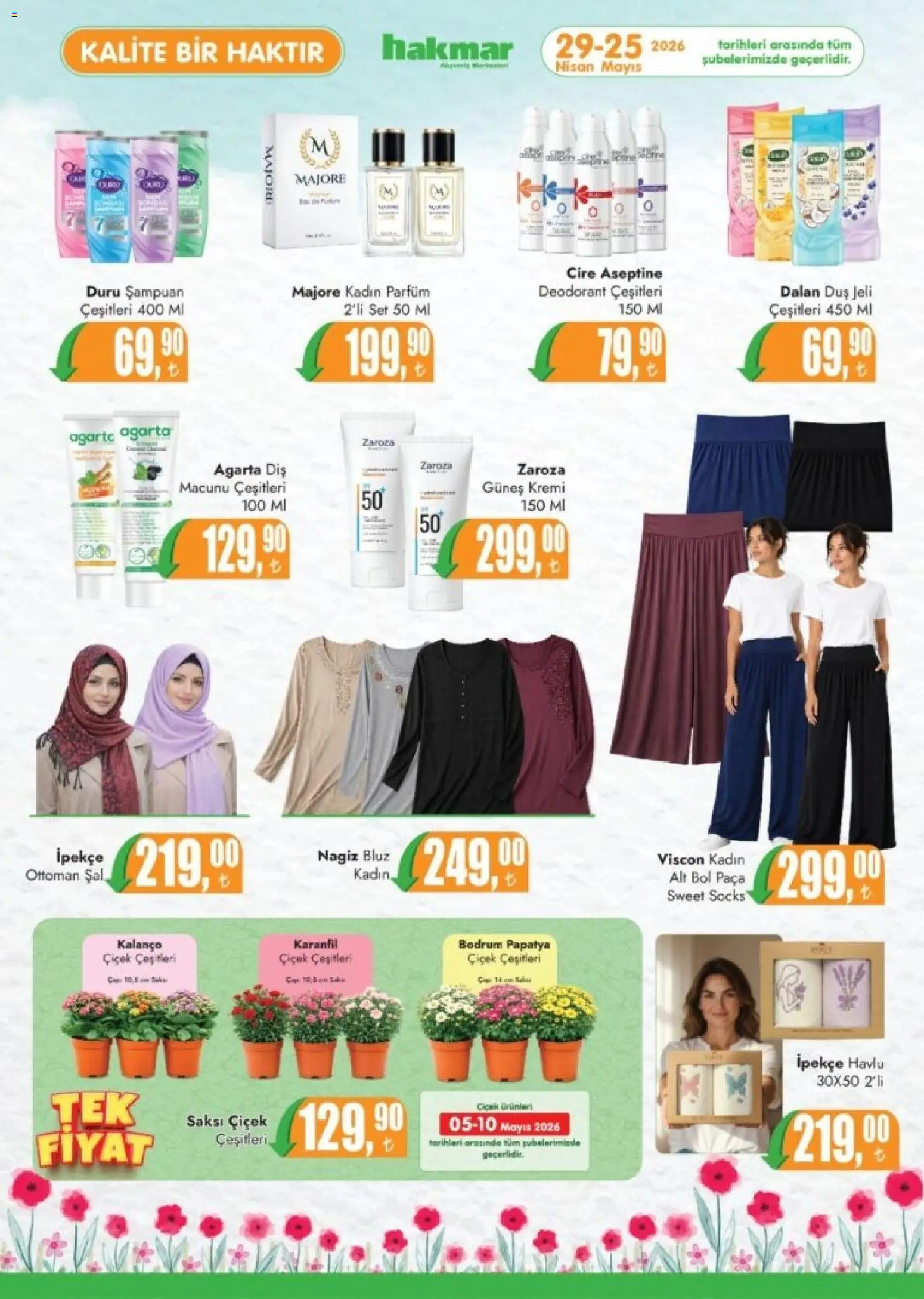 Hakmar - İndirim - 29.04.2026 tarihinden itibaren geçerlidir | Sayfa: 2 | Ürünler: Duş, Şampuan, Güneş kremi, Duş jeli