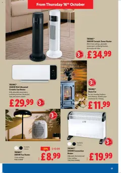 Preview of Lidl - Super savers! valid from 16.10.2025 | Page: 17 | Products: Stove, Fan