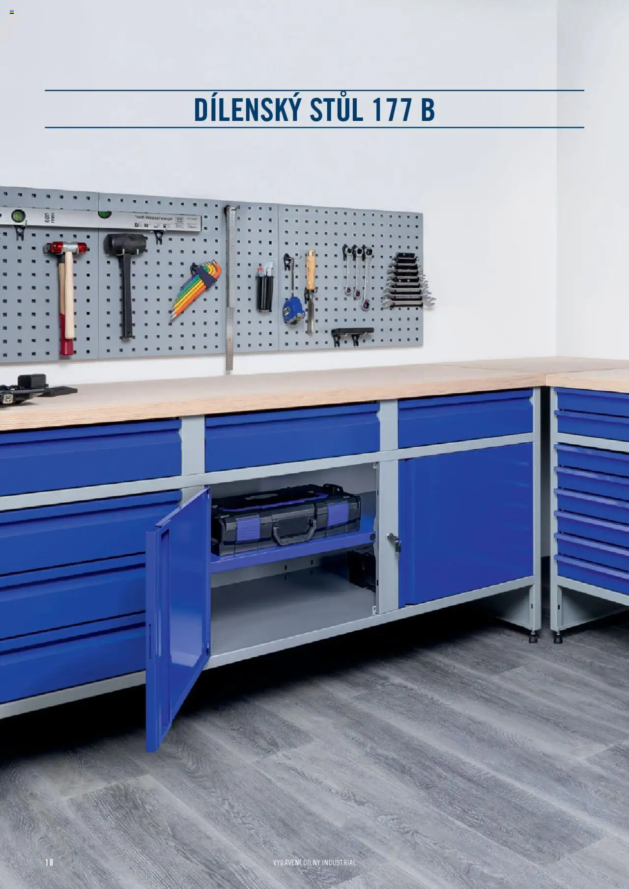 HORNBACH katalog - INDUSTRIAL - Systém vybavení dílny od 06.02.2025 | Strana: 18 | Produkty: Stůl