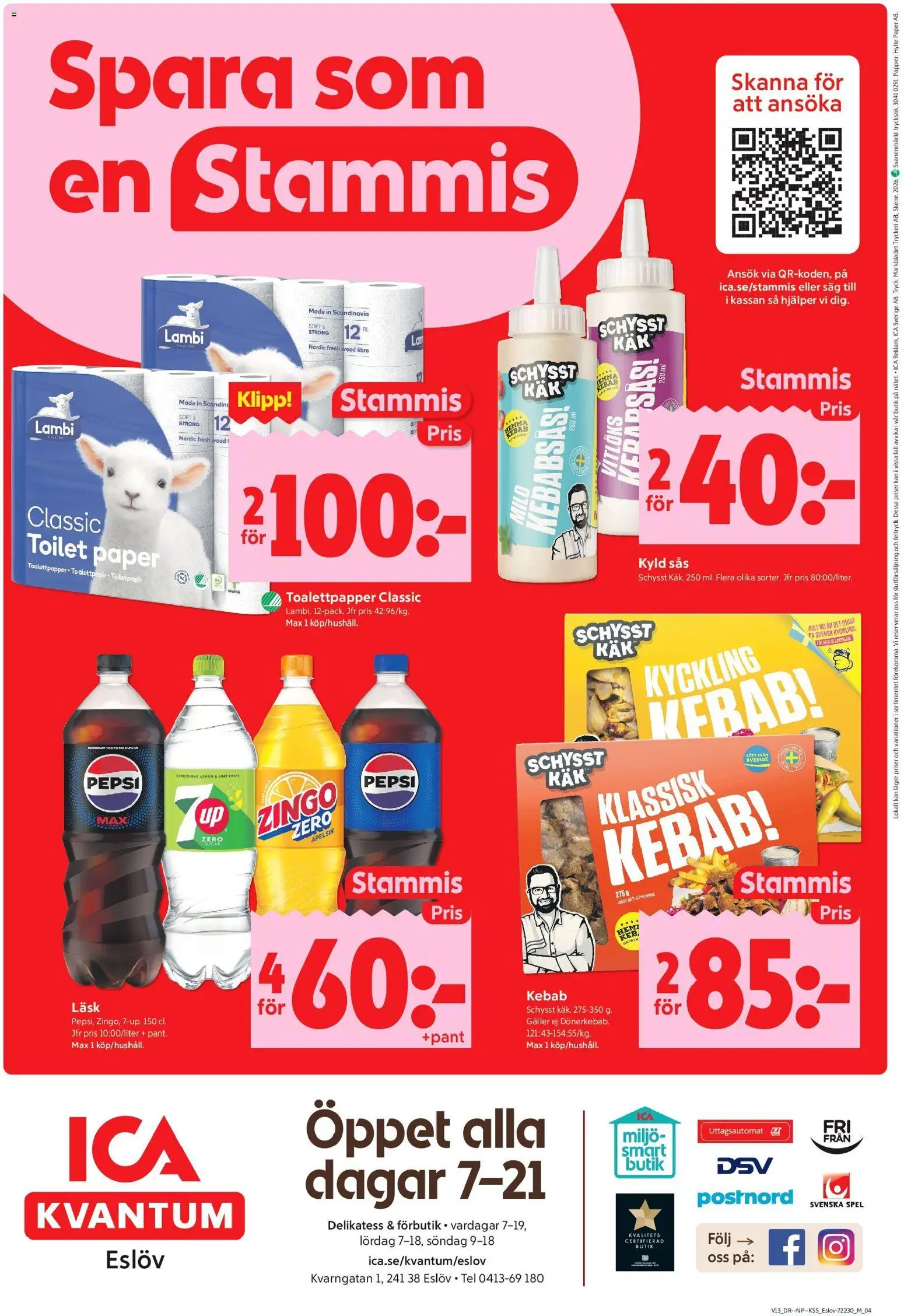 ICA Kvantum reklamblad aktuell från 23.03.2026 | Sida: 12 | Produkter: Zingo, Såg, Papper, Apelsin