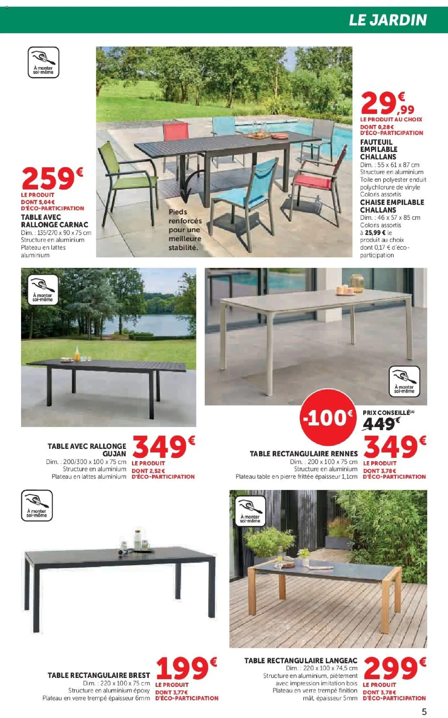 {H1} | Page: 5 | Produits: Plateau, Fauteuil, Table, Chaise