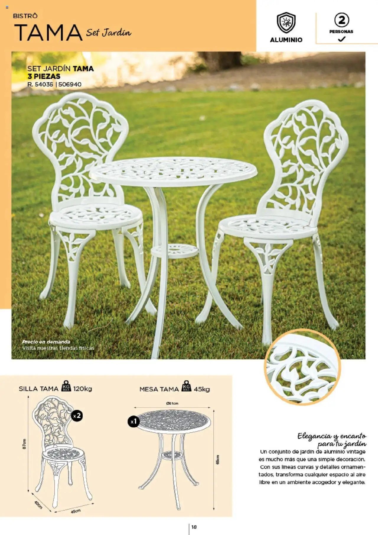 Espaço Casa - Catálogo AireLibre 2025 │ válido de 12.05.2025 | Página: 18 | Produtos: Mesa