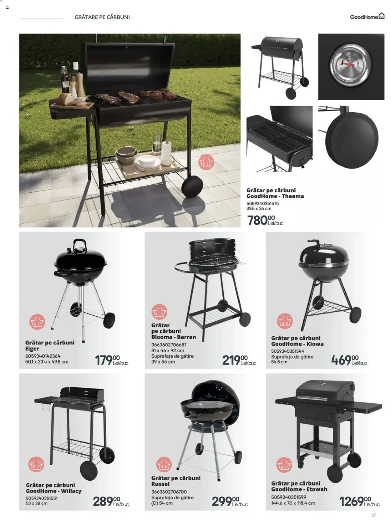 Noul catalog Brico Depot – valabil de la 28.03.2025 | Pagină: 37 | Produse: Grătar