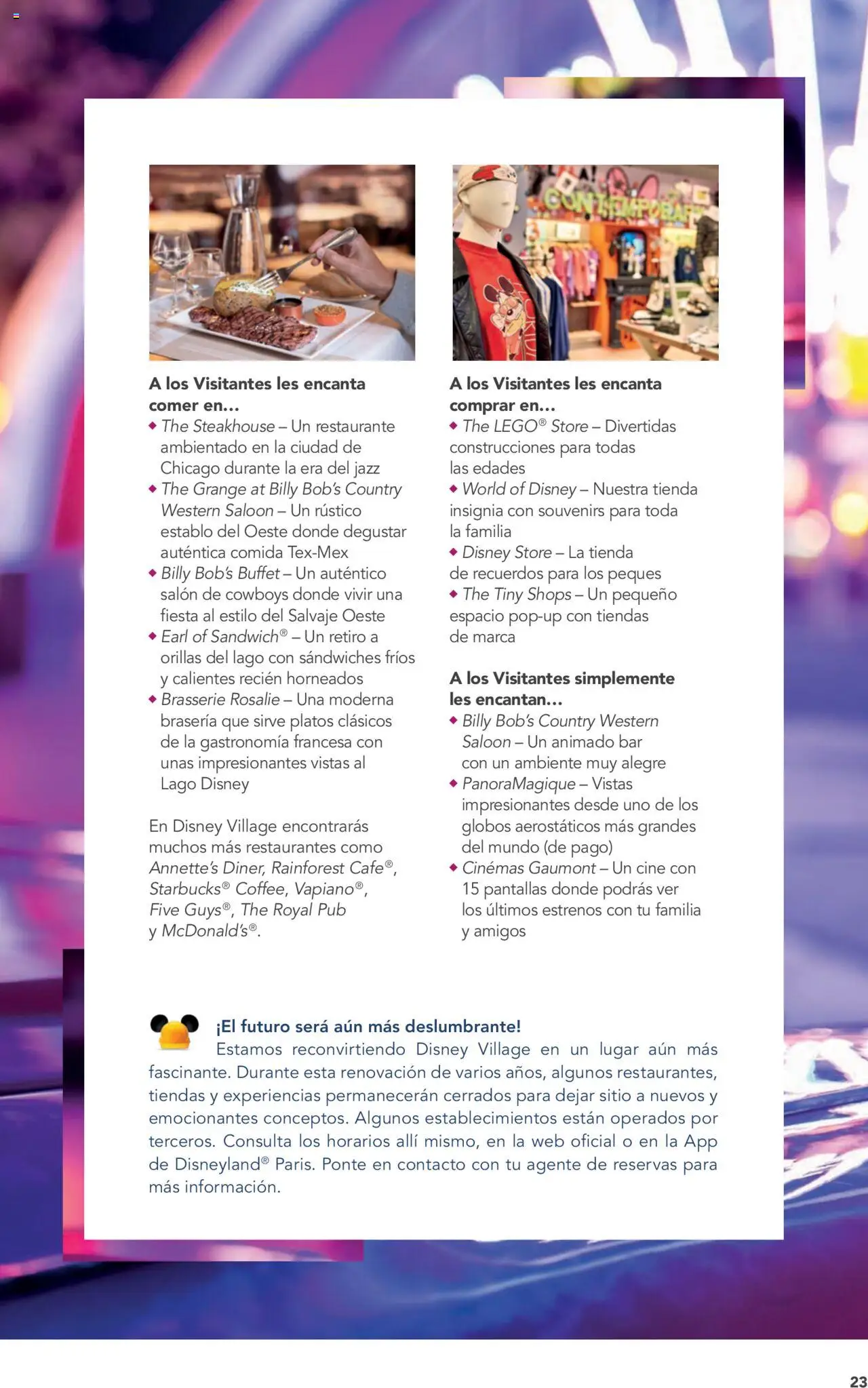 Viajes El Corte Inglés - Disneyland Paris 2025 2026 │ válido desde el 01.04.2025 | Página: 25