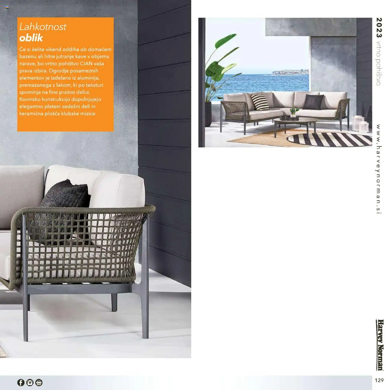 Harvey Norman - Katalog - Vrtno pohištvo │ velja od 01.03.2023 | Stran: 129