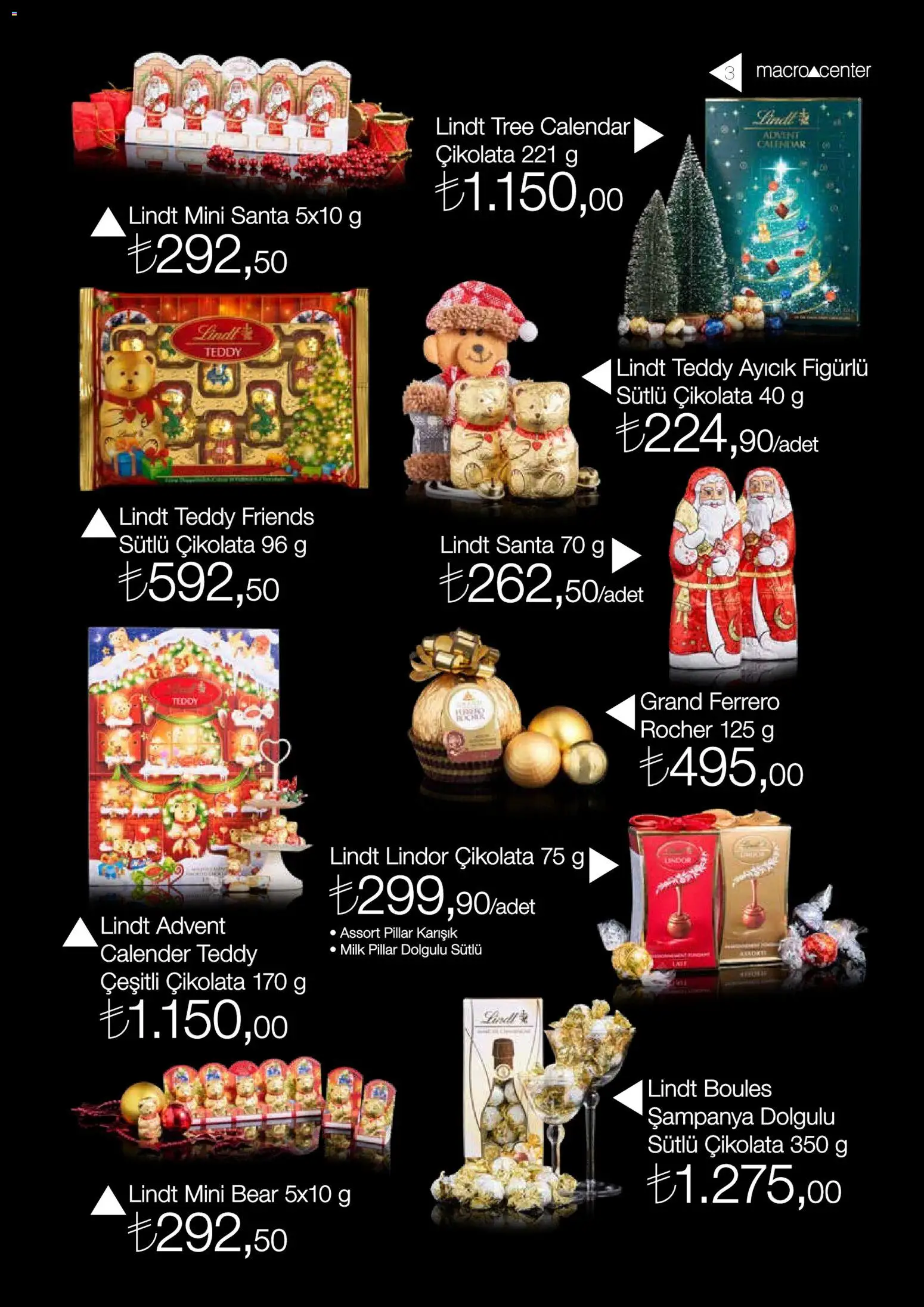 Migros Katalog - MacroStyle - 01.12.2025 tarihinden itibaren geçerlidir | Sayfa: 3 | Ürünler: Çikolata