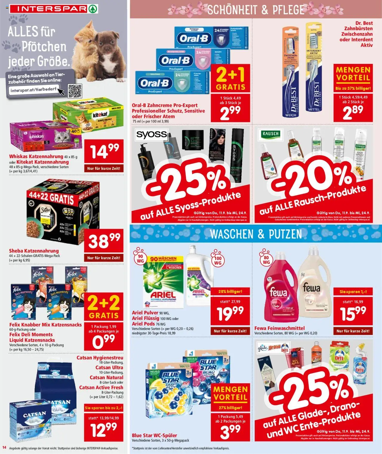 Interspar Flugblatt - Wien gültig ab 11.09.2025 | Seite: 14