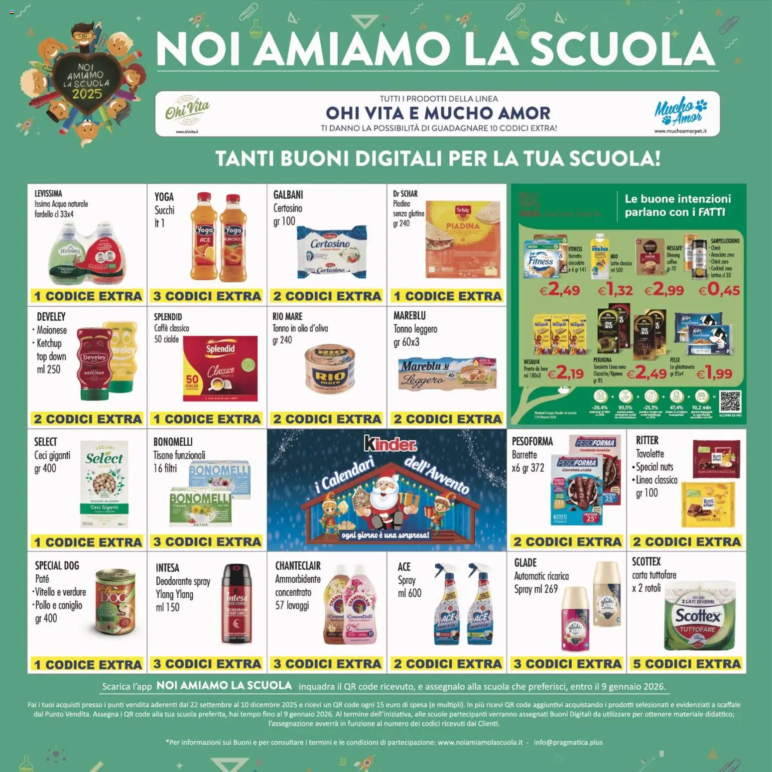 Volantino MerSi Supermercati del 17.11.2025 | Pagina: 7 | Prodotti: Legumi, Paté, Acqua, Verdure