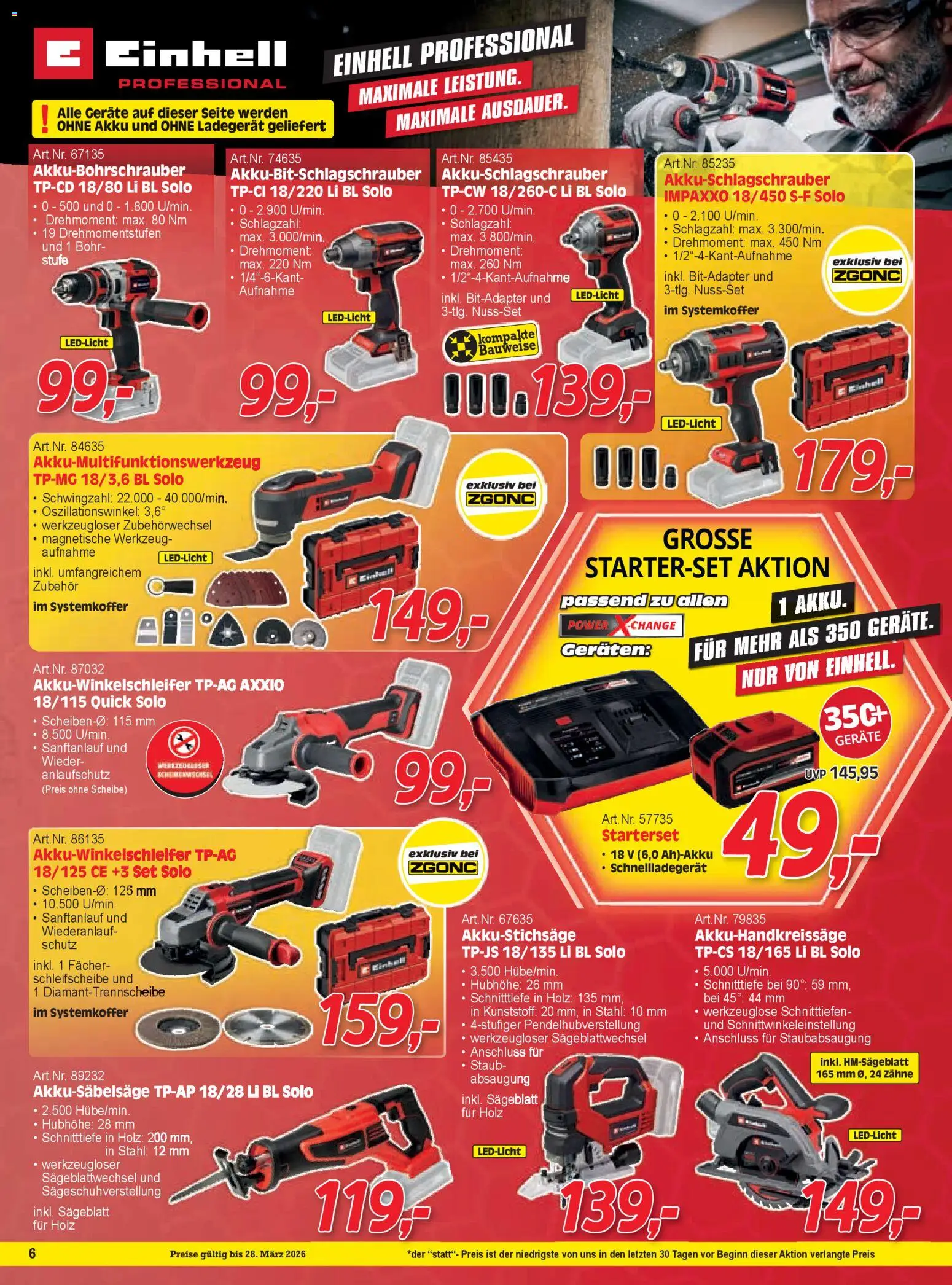 Zgonc Flugblatt März I 2026 gültig ab 01.03.2026 | Seite: 6