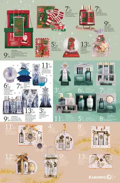 Pré-visualização E.Leclerc - Folheto Conjuntos de Natal válido de 04.11.2025 | Página: 7 | Produtos: Esponja, Caneca, Sabonete, Meias