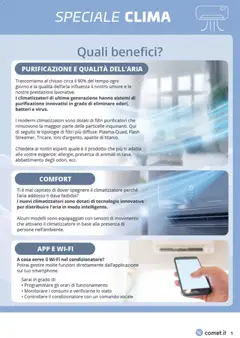 Anteprima del volantino Comet Clima catalogo valido a partire dal 15.11.2025 | Pagina: 5 | Prodotti: Climatizzatore, Monitorare, Condizionatore