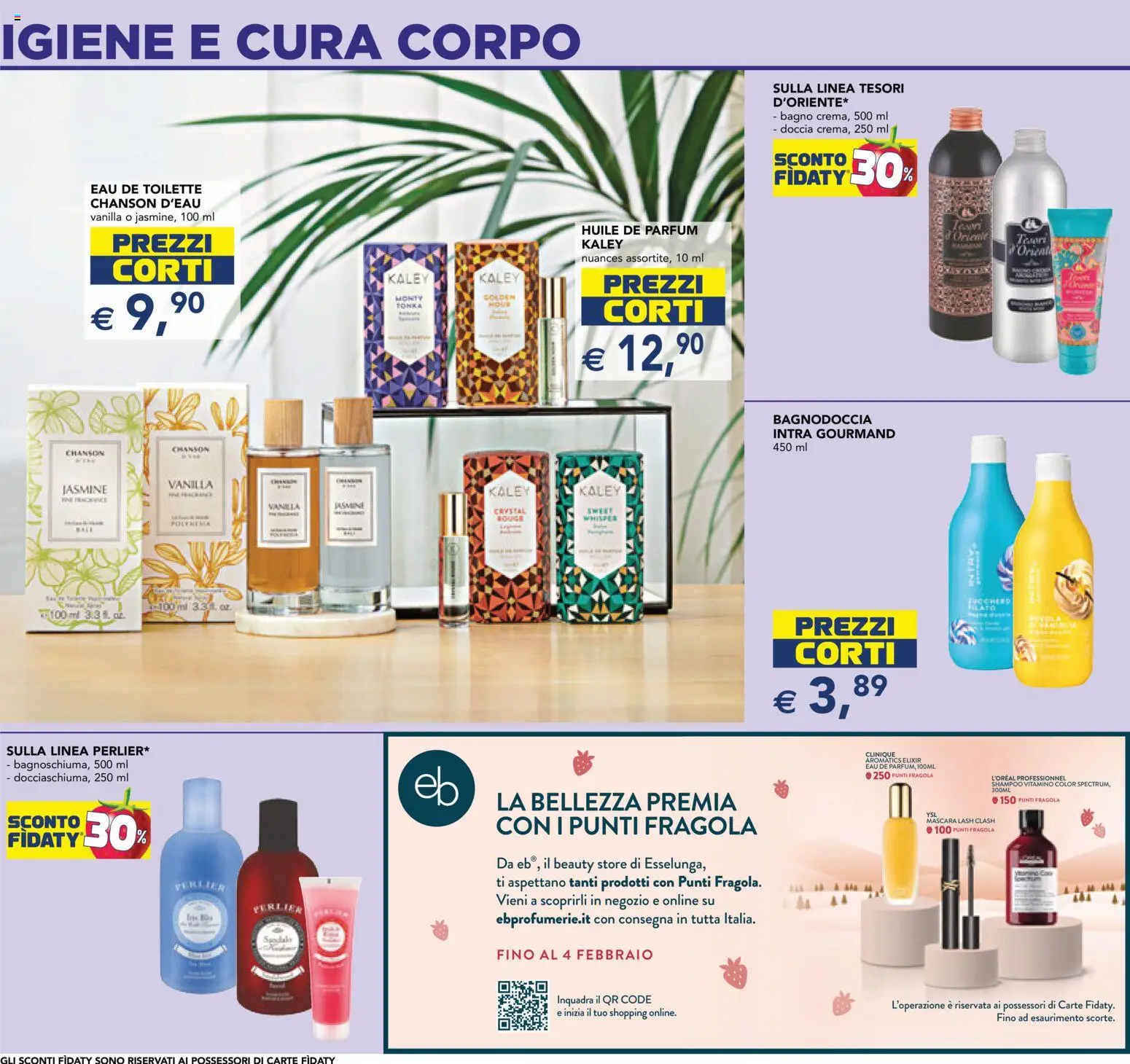 Volantino Esselunga S del 29.01.2026 | Pagina: 6 | Prodotti: Mascara, Shampoo, Bagno, Doccia