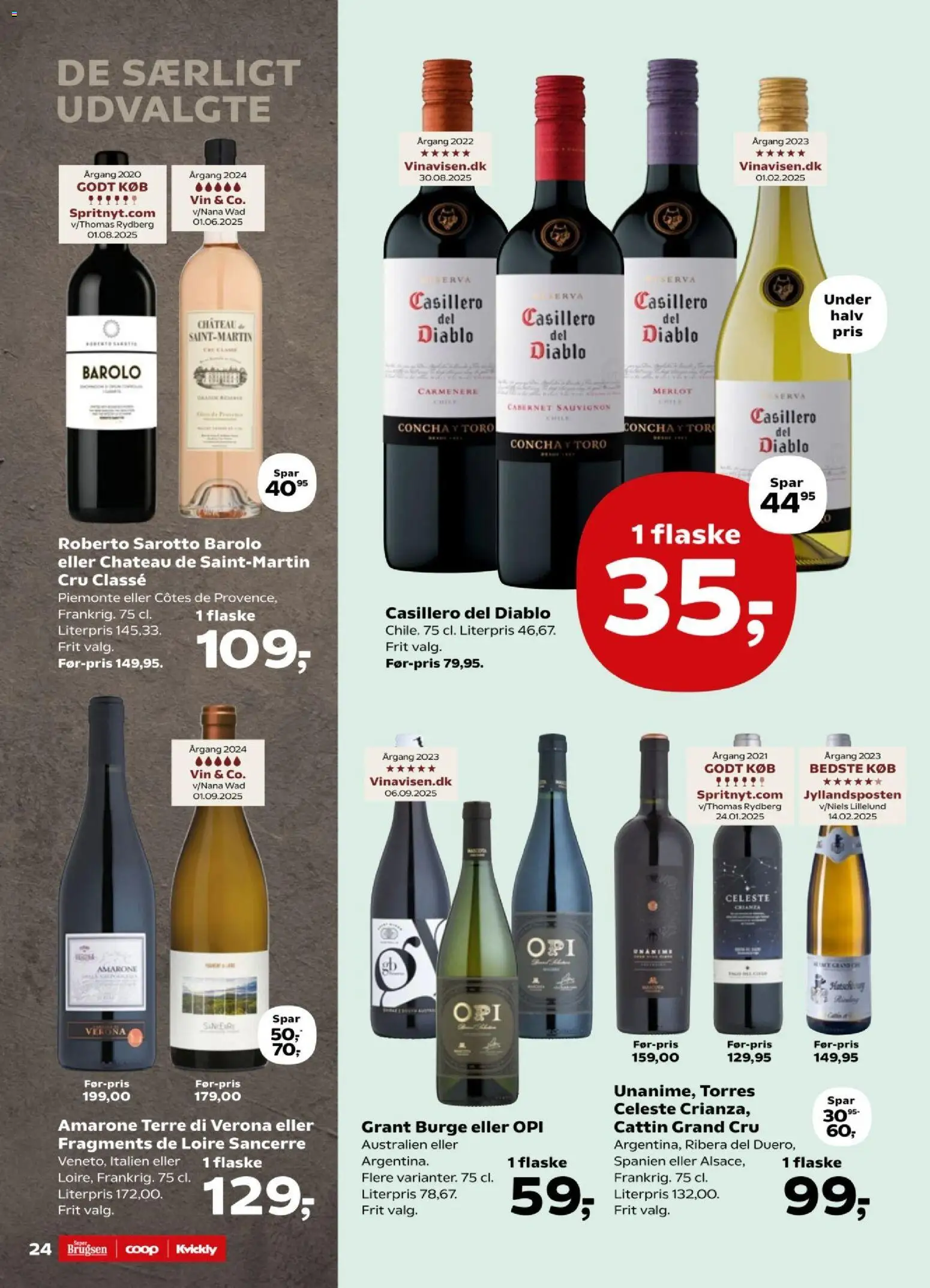 Super Brugsen tilbudsavis – gyldig fra 06.02.2026 | Side: 24 | Produkter: Vin