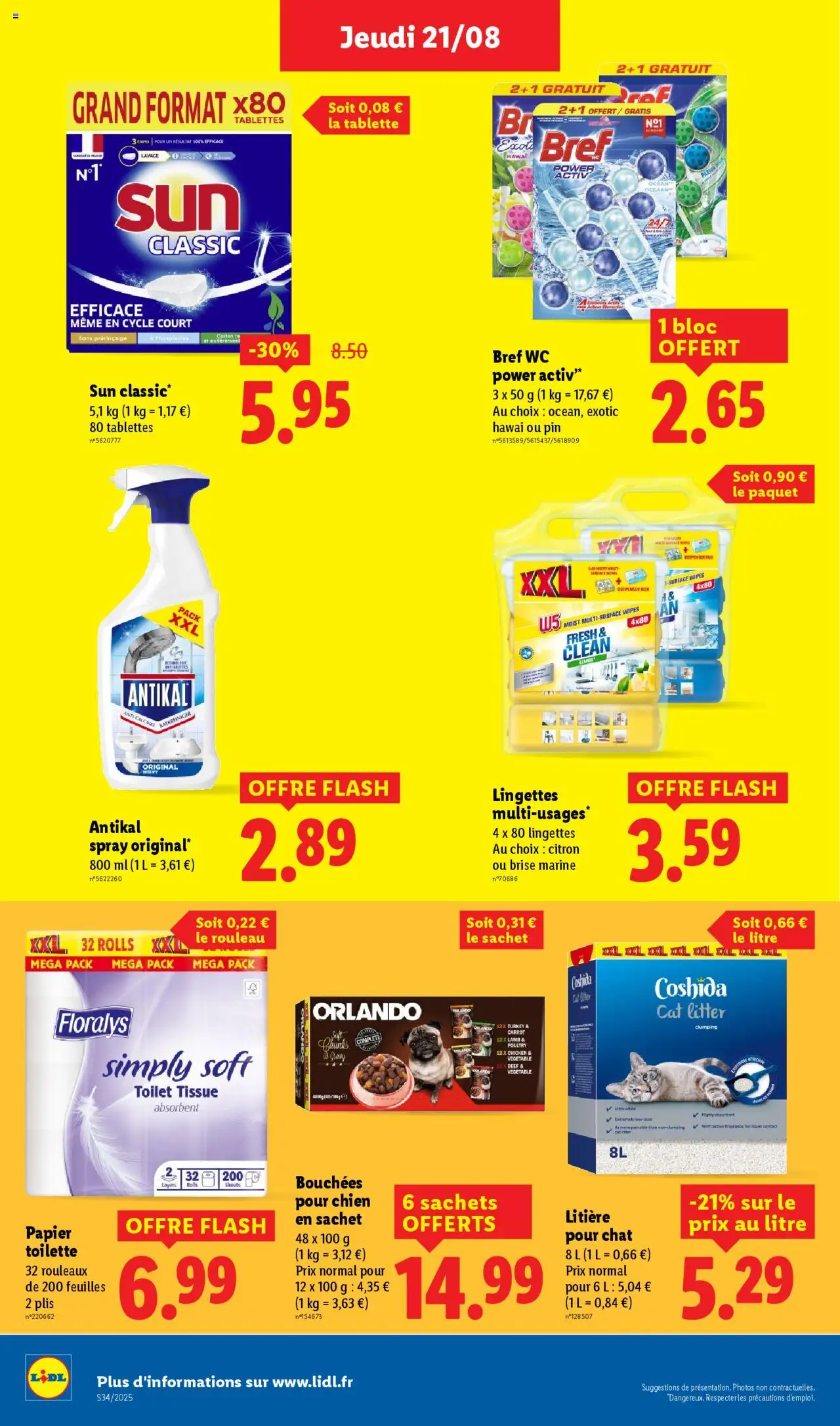  | Page: 26 | Produits: Citron, Papier toilette, Litière, Papier Toilette Floralys